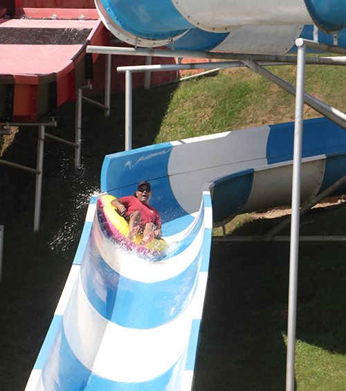 water slides